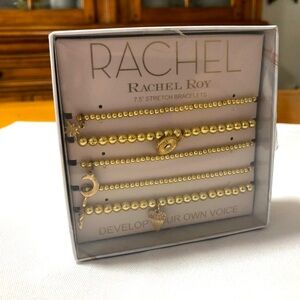 New RACHEL Rachel Roy gift bracelets set